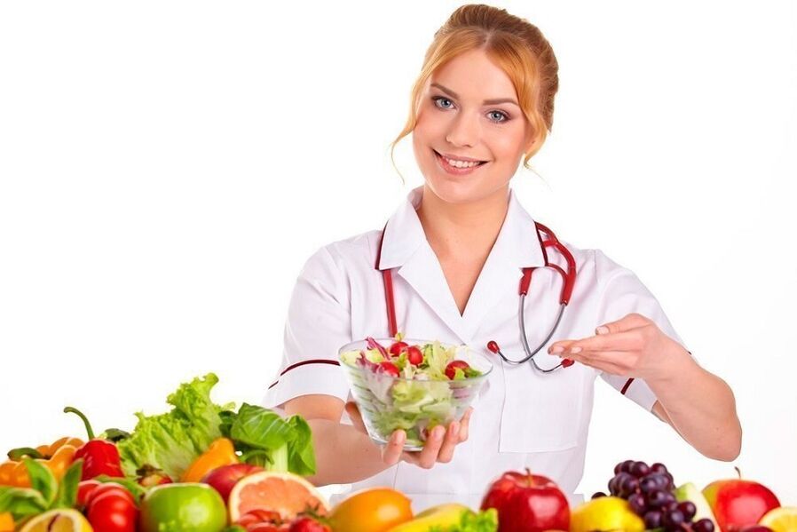 The nutritionist offers weight loss products by blood type