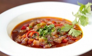 vegetable soup for diet with 6 petals