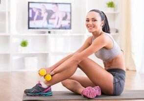 playing sports for weight loss at home