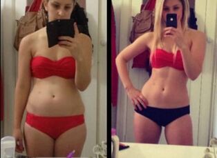 lazy diet before and after photos